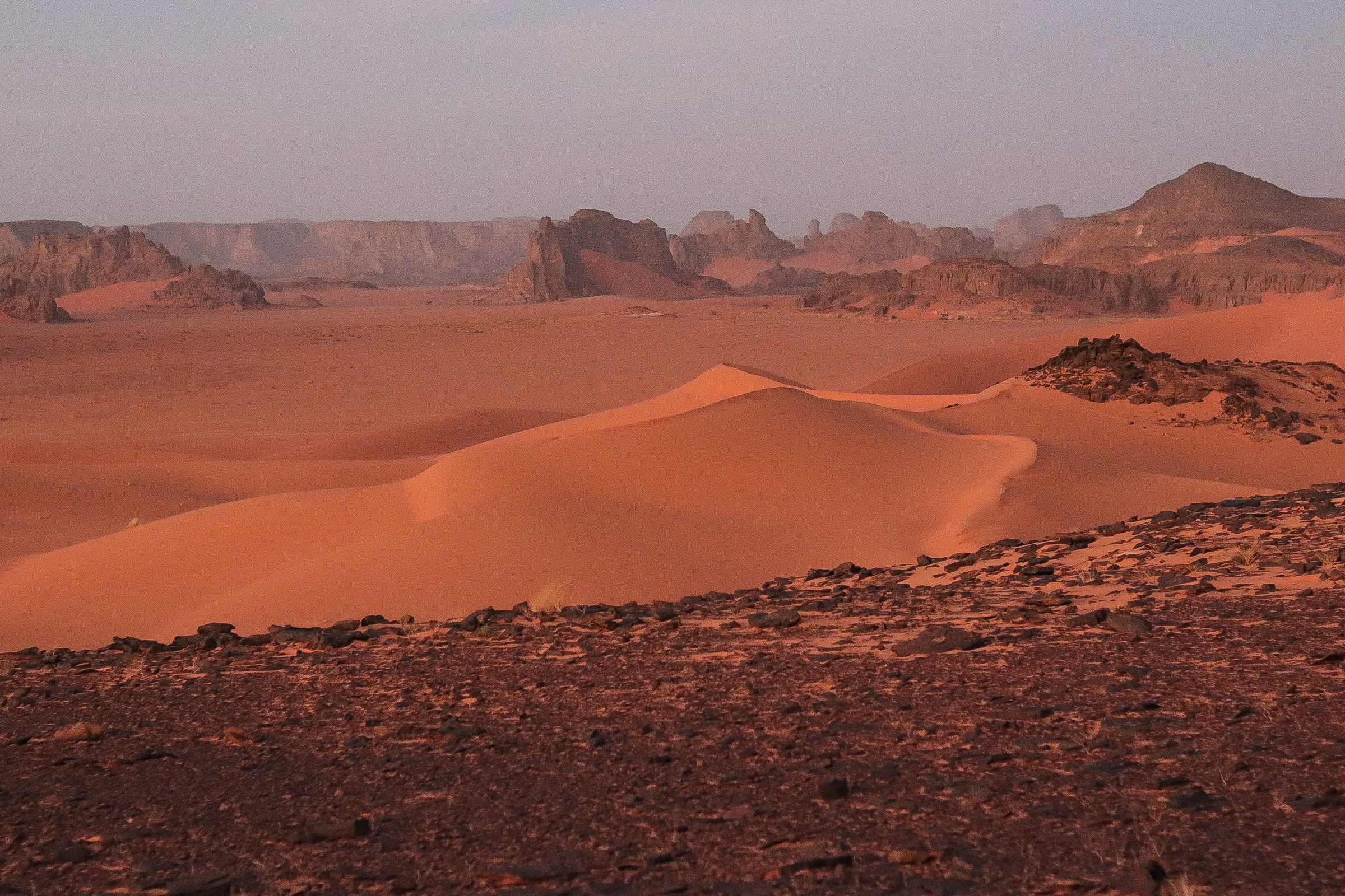 Paysage Tassili n'Ajjer Sahara Algérie